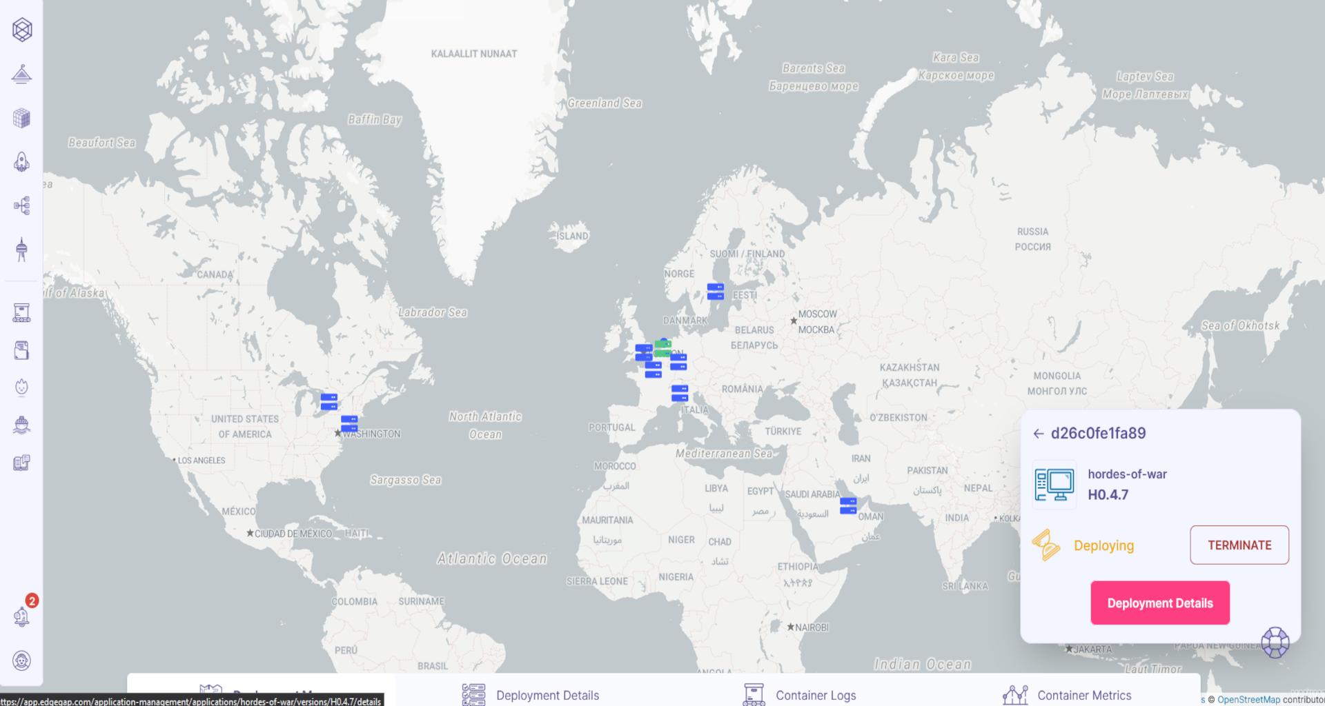 Hordes Edgegap hosting